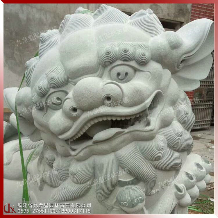 獻(xiàn)錢石獅子